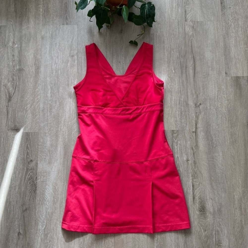 Athleta Red Tennis Pickle Ball Dress